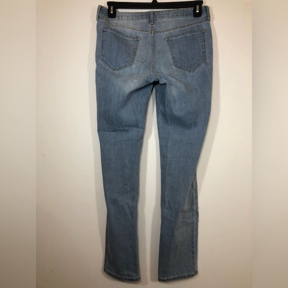 Old Navy Boyfriend Jeans Women’s Sz 8 Blue Denim Regular Fit Straight Leg EUC - Picture 7 of 9